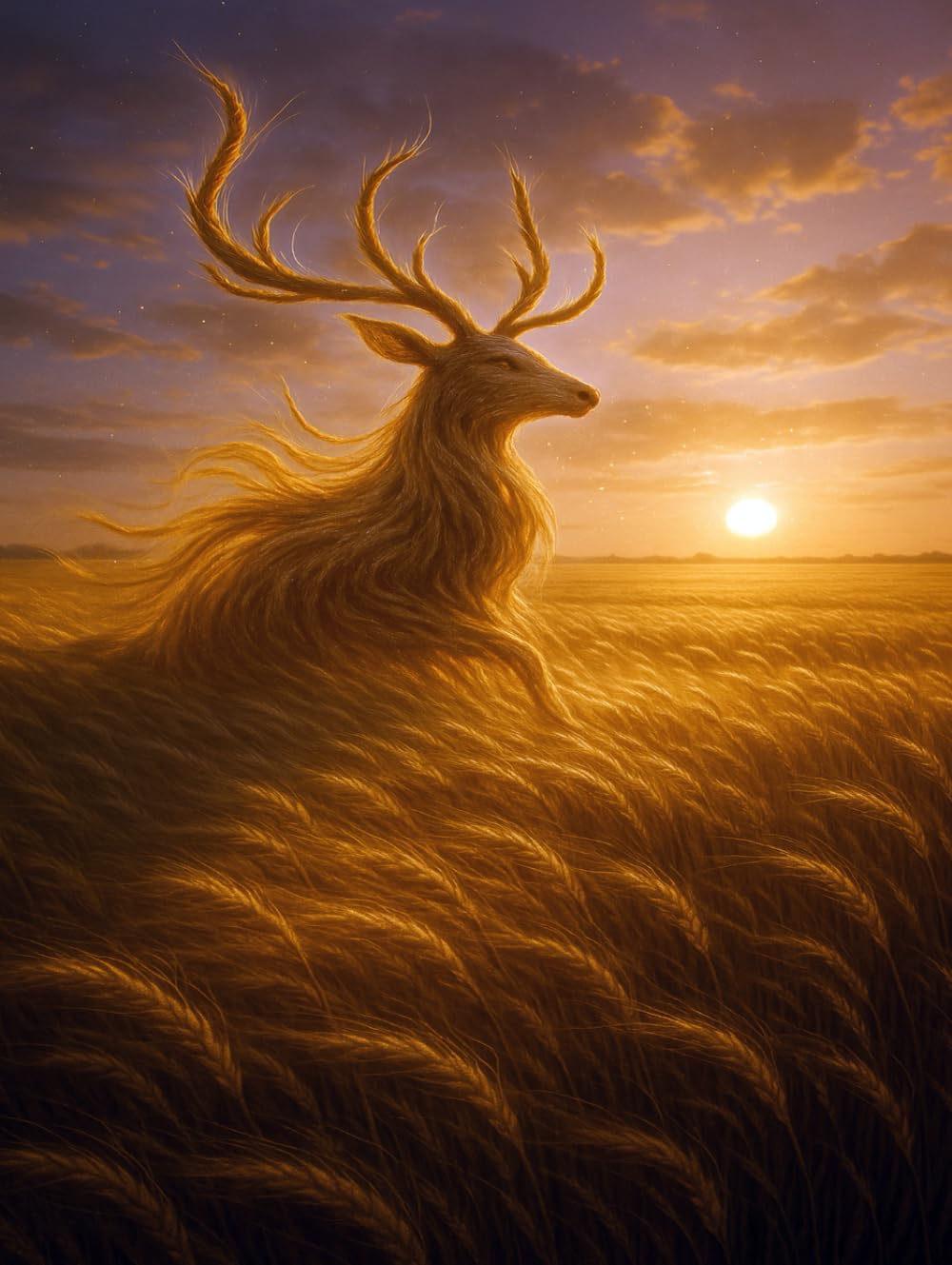 Sketchbook Deer of the Dawn pages dotted grand format pour stopper le transpercement
