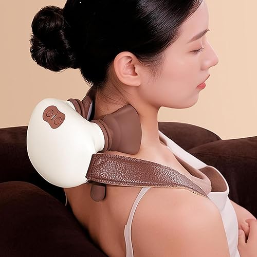 Miniatura 6 de Master - Masajeador de manos  Bionic masajeador térmico de cuello y hombros, masaje de tejido profundo 4D con tracción, recargable por USB-C para