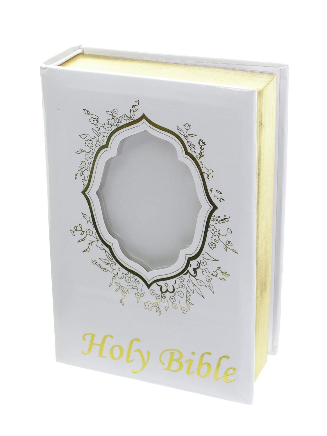 DivaDesigns Decorative Catholic Wedding Bible in English Version Gold Gilded - Small