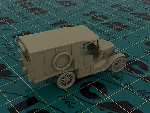 Miniatura 9 de ICM ICM35661 1:35-Modelo T 1917 Ambulancia, WWI American Car