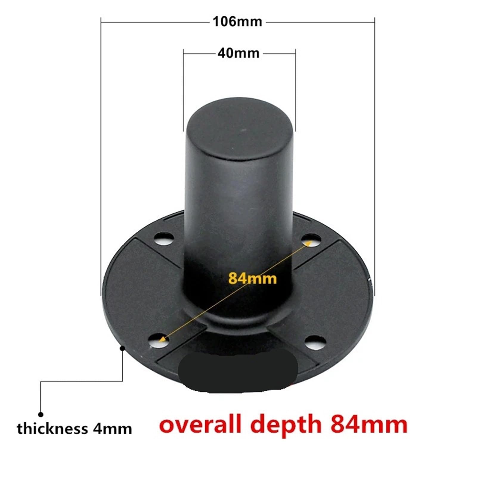 Kit de reparación de Accesorios for Sombrero de Copa, Brida de Montaje de Altavoz, de Aluminio, for Cine en casa, Mezclador de Audio Profesional, 2 uds.