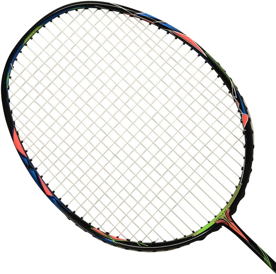 Generic Buerdeng Hurricane 900 Japanese Graphite Badminton Racquet with Case, Light Weight Fast Speed Performance 5U Badminton Racket Overgrip Included, Green/Black, 67.5cm : Sports & Outdoors