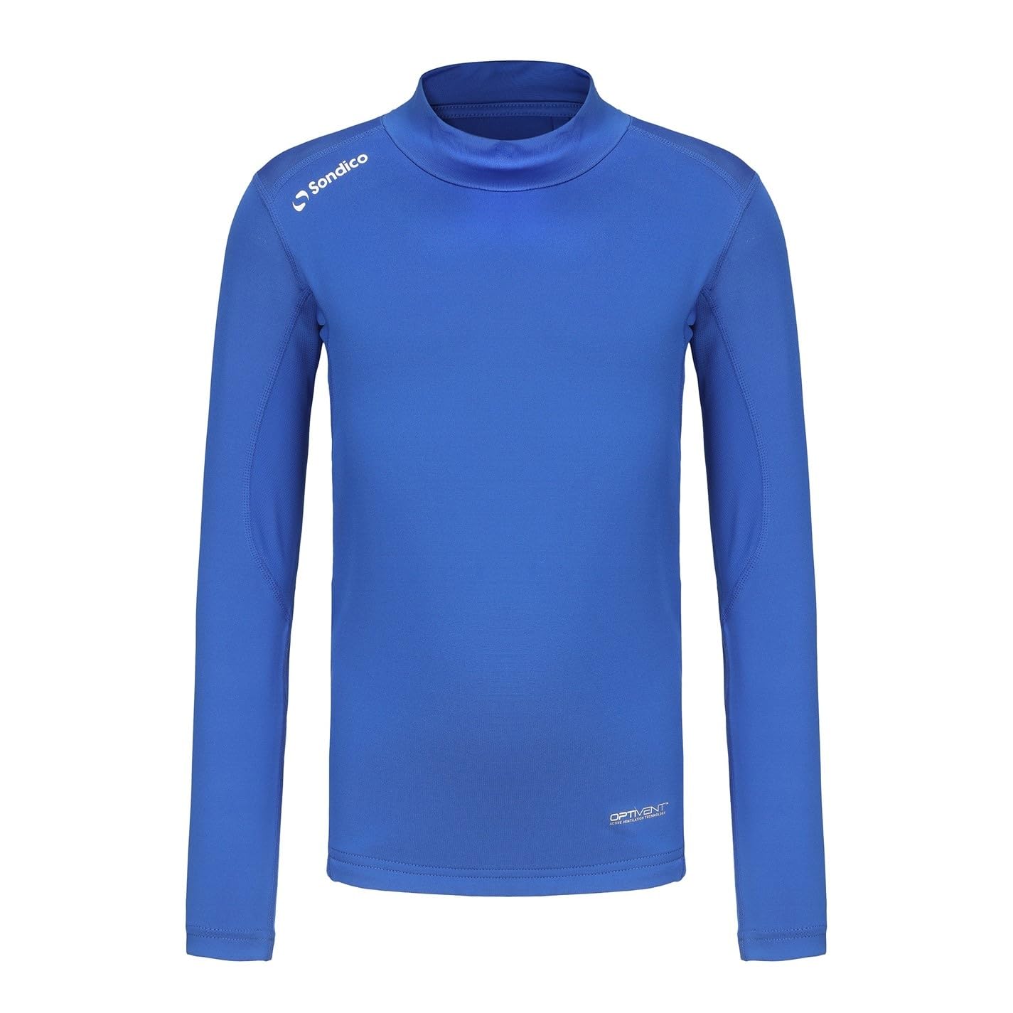 Sondico Kids Mock Neck Baselayer Top Royal 13 Years