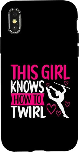 Funda para iPhone XXS Baton Twirler Majorette Baton Twirler