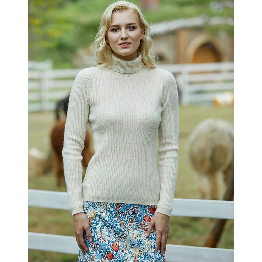 GLDFW wełniany golf damski sweter jesienno-zimowy ciepły miękki sweter damski dzianinowy sweter damski kaszmirowy sweter dzianina