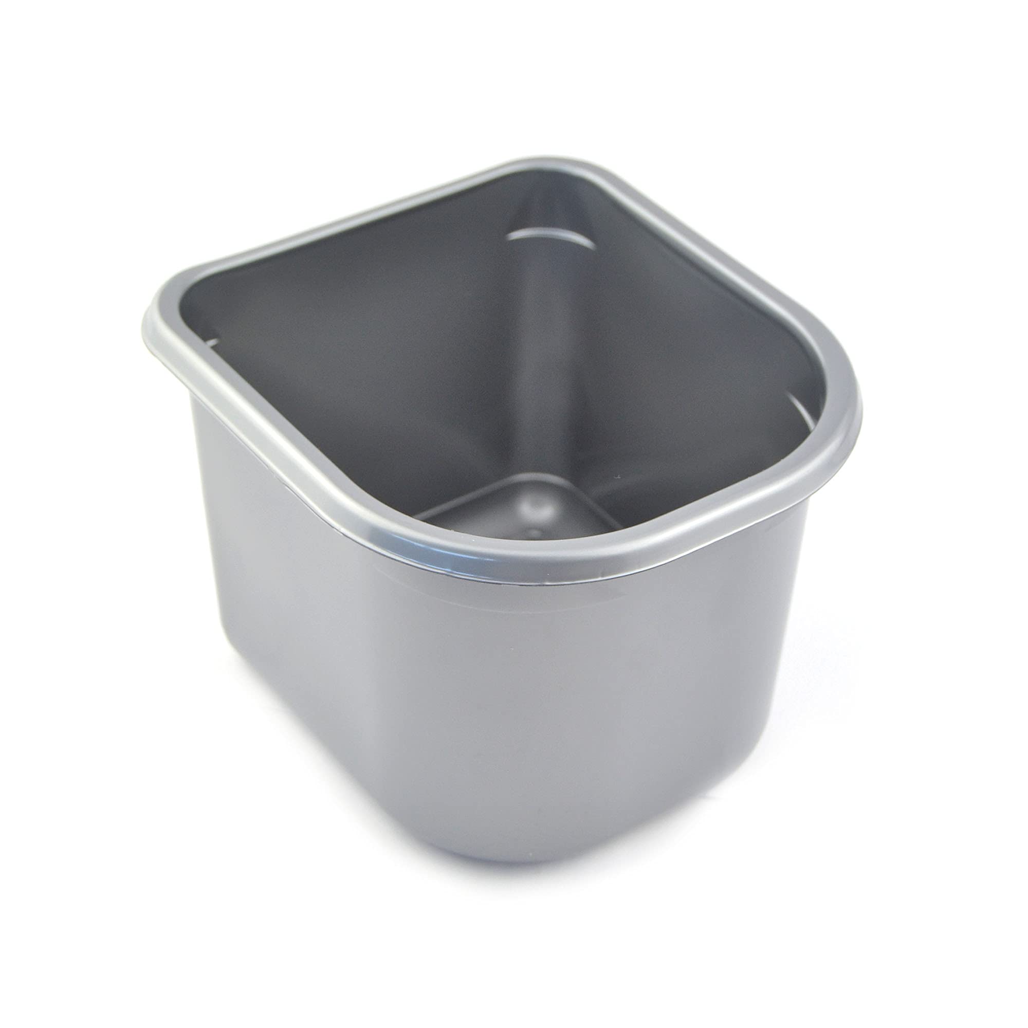 Lot de 25 demi-bac de 2,5 l pour glace grise. Dimensions : 130 x 150 x (H) 120 mm. Bac pour le transport des glaces et des aliments.
