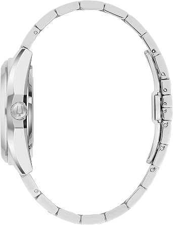 Bulova Automatic Watch 96B429 Silver Bracelet, Silver, Bracelet