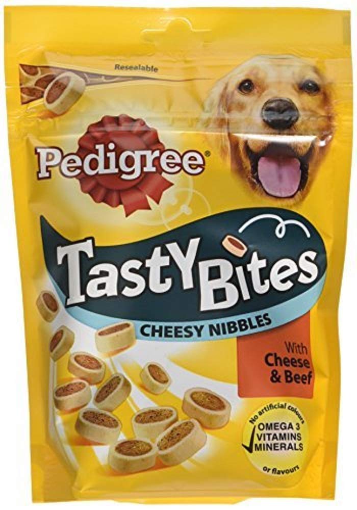 Pedigree Mini-Käse Hundeleckerlis – Köstliche Belohnung Mit Rind & Käse, Weniger Als 3 Kcal Pro Stück