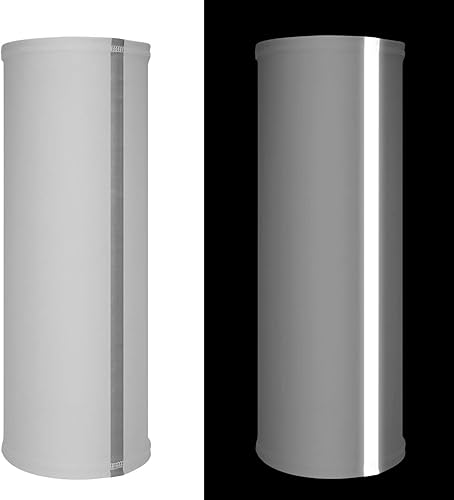 Miniatura 5 de SATINIOR 4 piezas de polaina reflectante para el cuello, bandana de seguridad de neón, protección contra el viento, el polvo, UV, bufanda