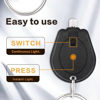 6 Pack Ultra Bright Mini LED Keychain Flashlight, Small Key Ring Flashlight, Portable LED Keychain Light for Outdoor Activities Emergency Light