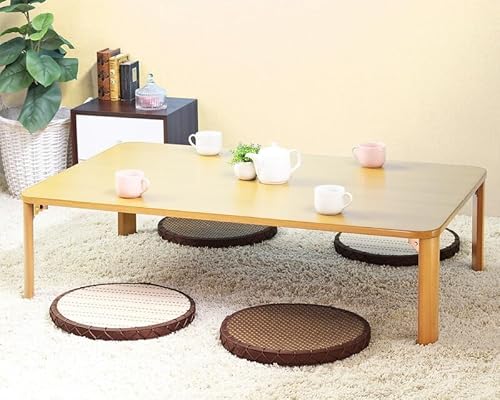 ローテーブル 折りたたみ 大きい 和室 テーブル 机 リビング ダイニング 4人掛け 角丸 デスク 在宅勤務 座卓 ちゃぶ台 幅110cm 木目調 シンプル 折り畳み 折れ脚 コンパクト 省スペース 多機能 おしゃれ