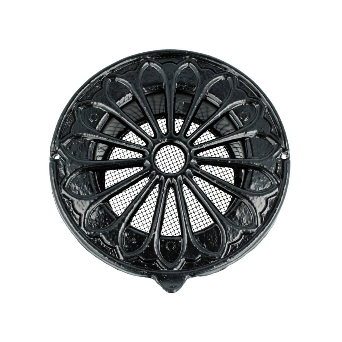 MS Beschläge Grille d'aération nostalgique - Antic Look - Grille de ventilation - Grille d'évacuation - Protection anti-insectes - Grille pour bâtiment ancien - Raccord de tuyau - Grille murale