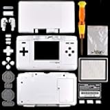 New Full Housing Shell Cover Case with Buttons for Nintendo DS NDS Console - White.