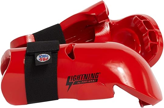 pro force lightning اللكمات قفازات السجال الكاراتيه - أحمر - متوسط ​​الطفل 
