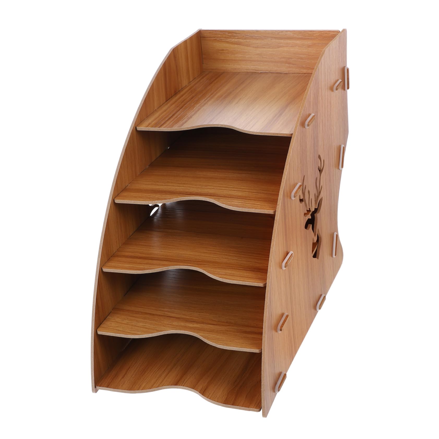 Organisateur De Bureau Multi-Niveaux Support De Rangement pour Fichiers Et Documents Accessoire De Bureau Moderne Organisateur De Magazines Et Lettres Design Élégant pour Espace