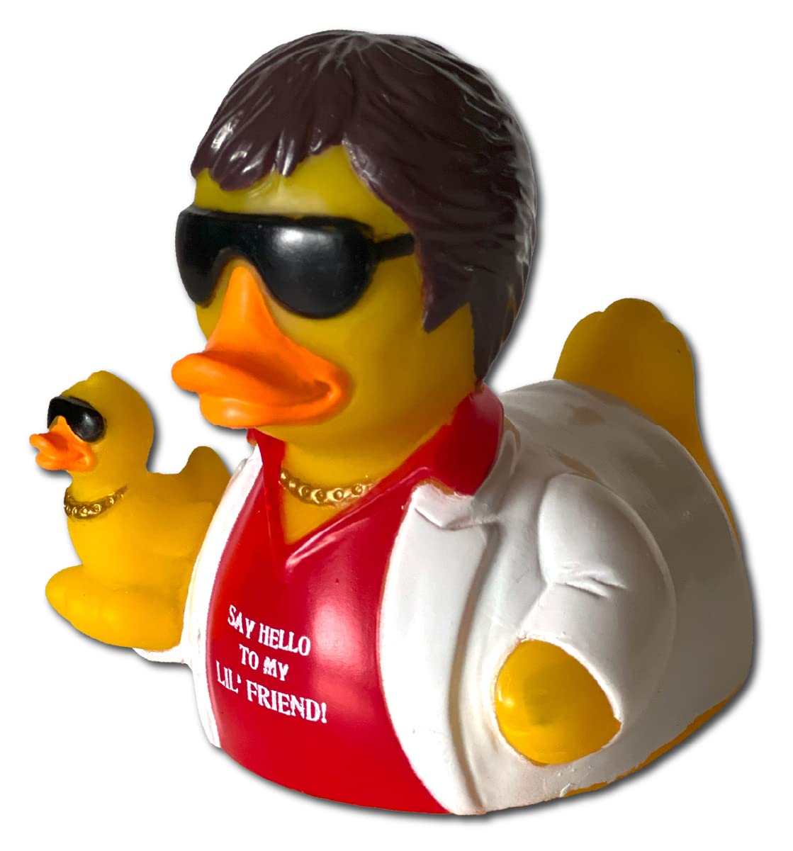 Amazon.com: CelebriDucks - Say Hello to My Lil' Friend - Floating