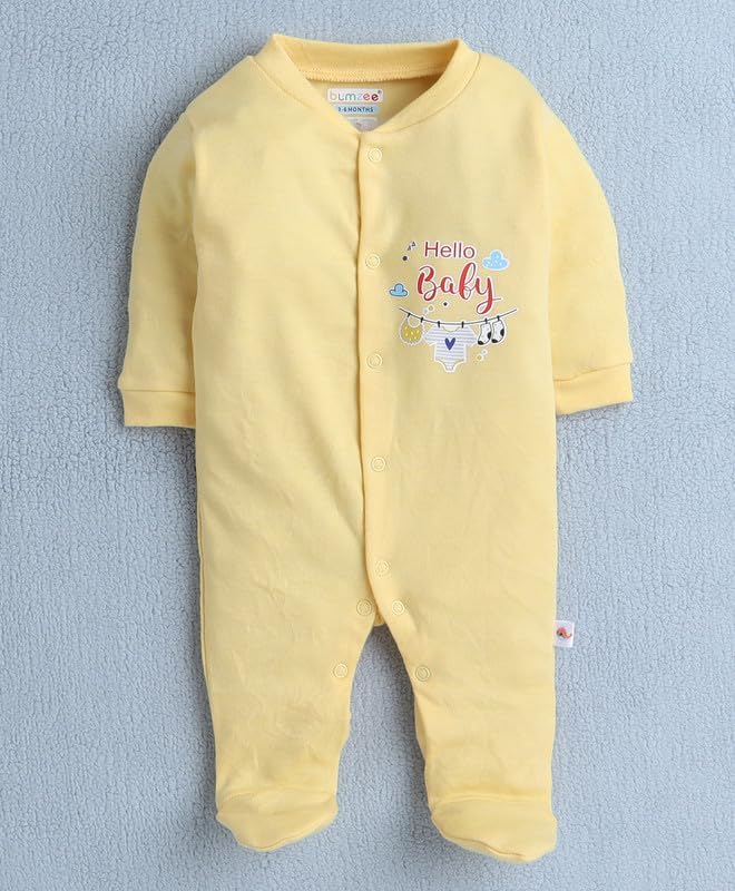 Image of 100% Cotton Rompers for New Born Baby Sleepsuits Jumpsuit Night Suits for Baby Boys & Girls |Onesies| Infant Clothes Pack Of 3
