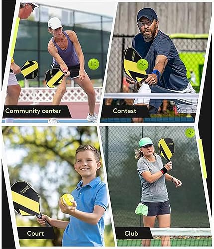 Miniatura 4 de Bolas de pickleball para exteriores, 40 agujeros, paquete de 6 bolas de pickleball aprobadas por USAPA para torneos o entrenamiento, bolas de