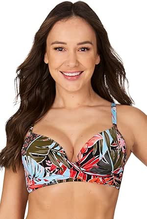 Amazon.com: Hot Tropics Ruth D/DD Cup Bikini Top Swimsuit : Clothing