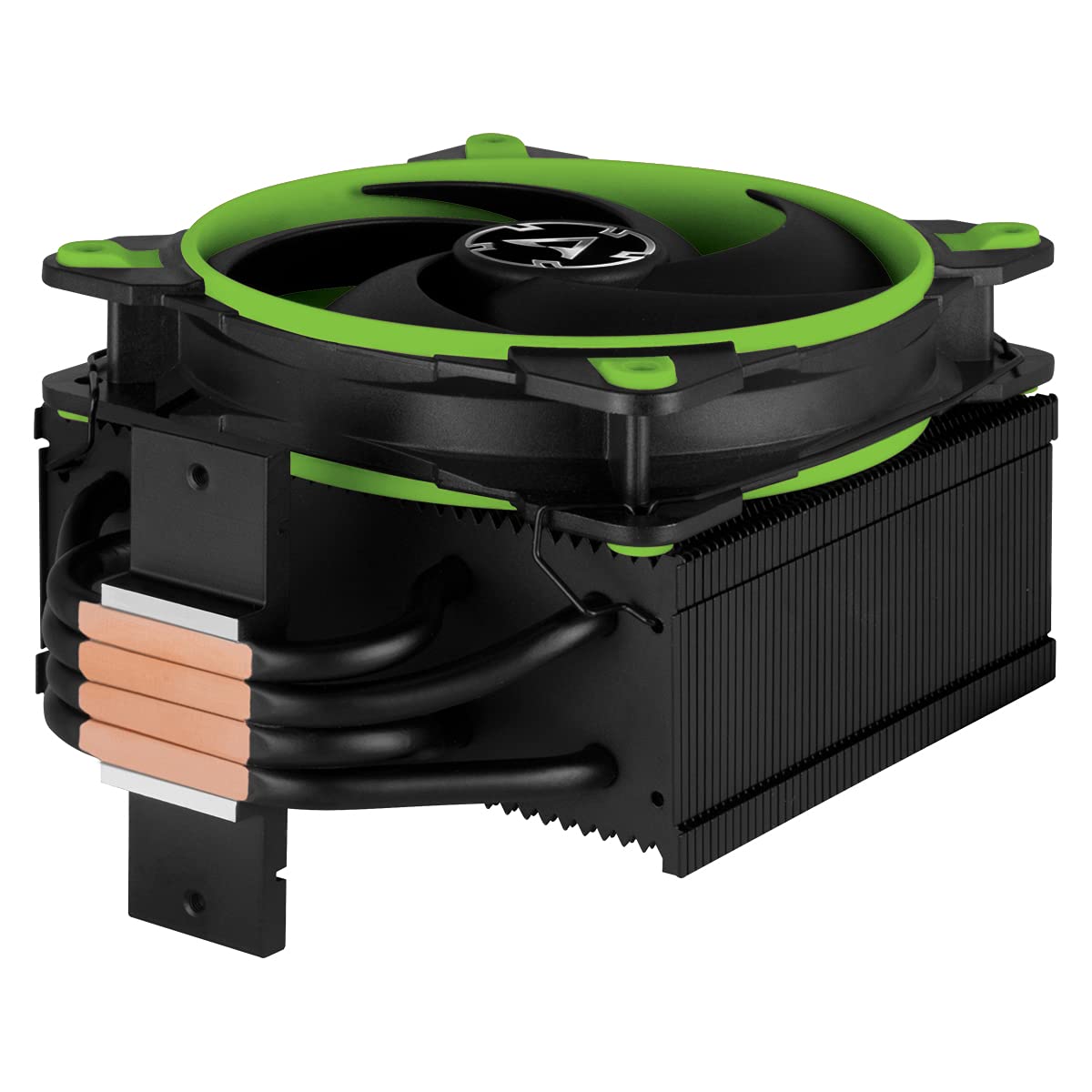 ARCTIC Zamrażarka 34 eSports - chłodziarka procesora wieżowego z wentylatorem obudowowym BioniX serii P, wentylator PWM 120 mm, do gniazda Intel i AMD, do procesorów do 200 W TDP, zielona