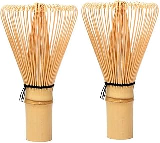 2個 竹製 茶せん 茶筅 竹泡立て器 抹茶を泡立て器 茶道道具 茶道アクセサリー 75-80