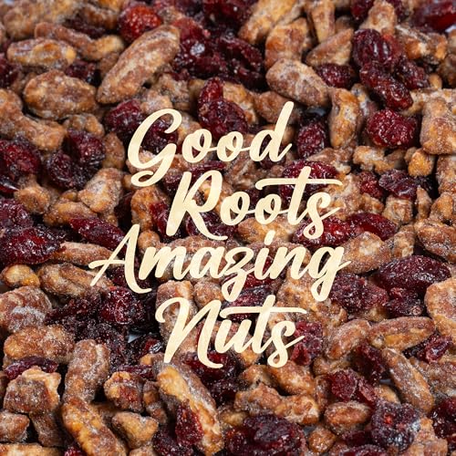 Honey Roasted Pecans & Cranberry Mix 24 oz (1.5 lbs) – Sweet & Crunchy Salad Topping with Dried Cranberries – Gourmet Snack Blend in Resealable Pouch by La Nogalera