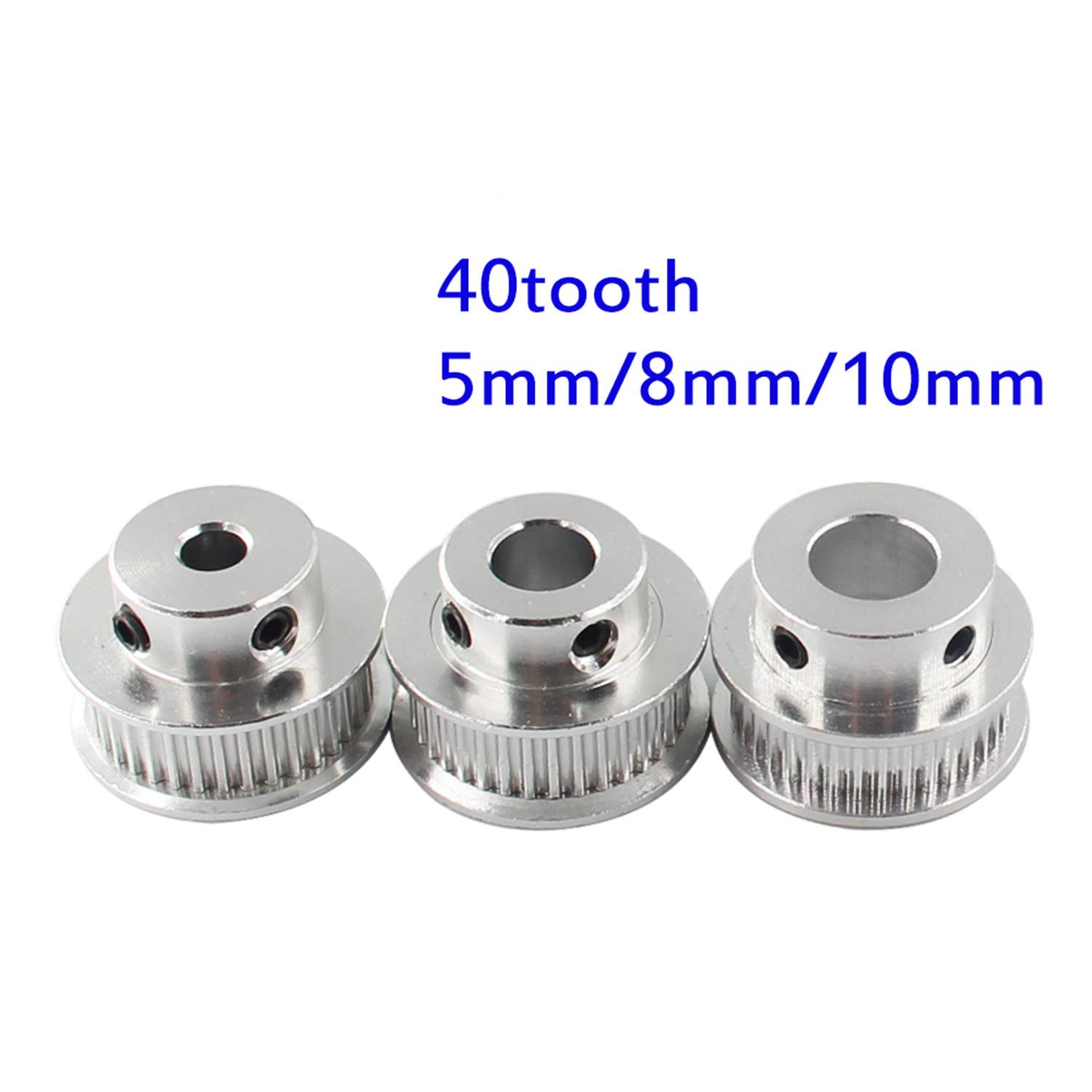 Poulie Alu Synchrone 40 Dents – Alésage 15mm, Pas XL, Pour Courroie CNC 10mm, Uxcell