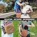 Disc Living Disc Golf Bag | Frisbee Golf Bag | Easy to Carry | Lightweight Fits Up to 10 Discs | 16 oz Waxed Canvas Sturdy Design | Belt Loop | Double Button Design | Bottle Holder (Brown)