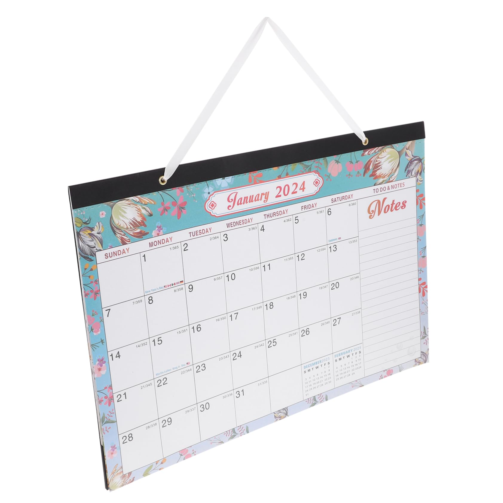 VILLCASE 3piezas Calendario De Pared Mensual Inglés Planificación De Festivos Para Oficina Para Recordatorios y Organización Mensual