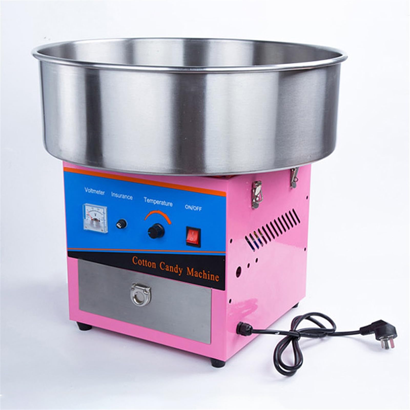 Fritteusen, Vollautomatische Zuckerwattemaschine, kommerzieller mobiler Stand, elektrisch, for kleine Kinder, Haushalt, Sonderangebote