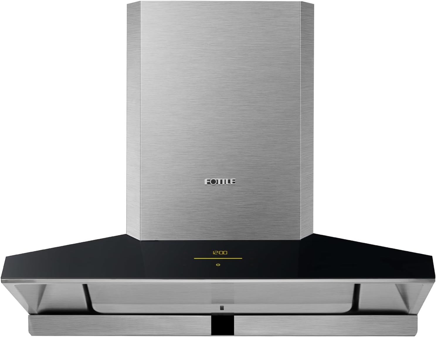 FOTILE EMG9030 36" Wall-mount Range Hood | Touchscreen | 4 Speed-settings and Air Management Function | Self-adjusting Surround Suction Plate | Delay Off Function | Cleaning Mode | LED Light