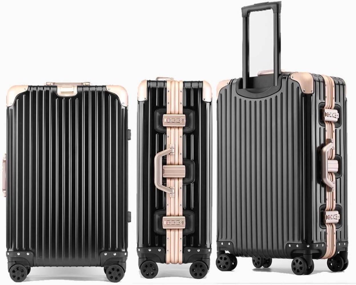 lanbao スーツケース オールアルミ合金 キャリーケース 機内