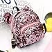 Mochila de viaje OneMoreT, con lentejuelas brillantes y purpurina, para niñas, rosa
