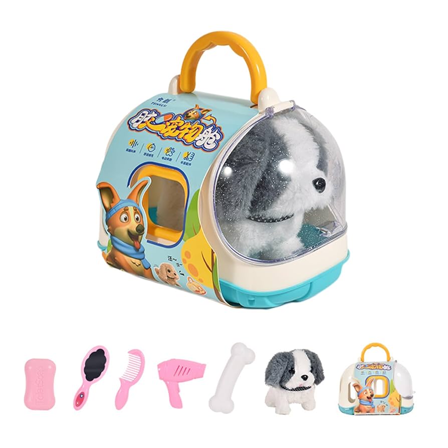 Amazon.co.jp: リアルなウォーキング子犬のおもちゃ電子ペット