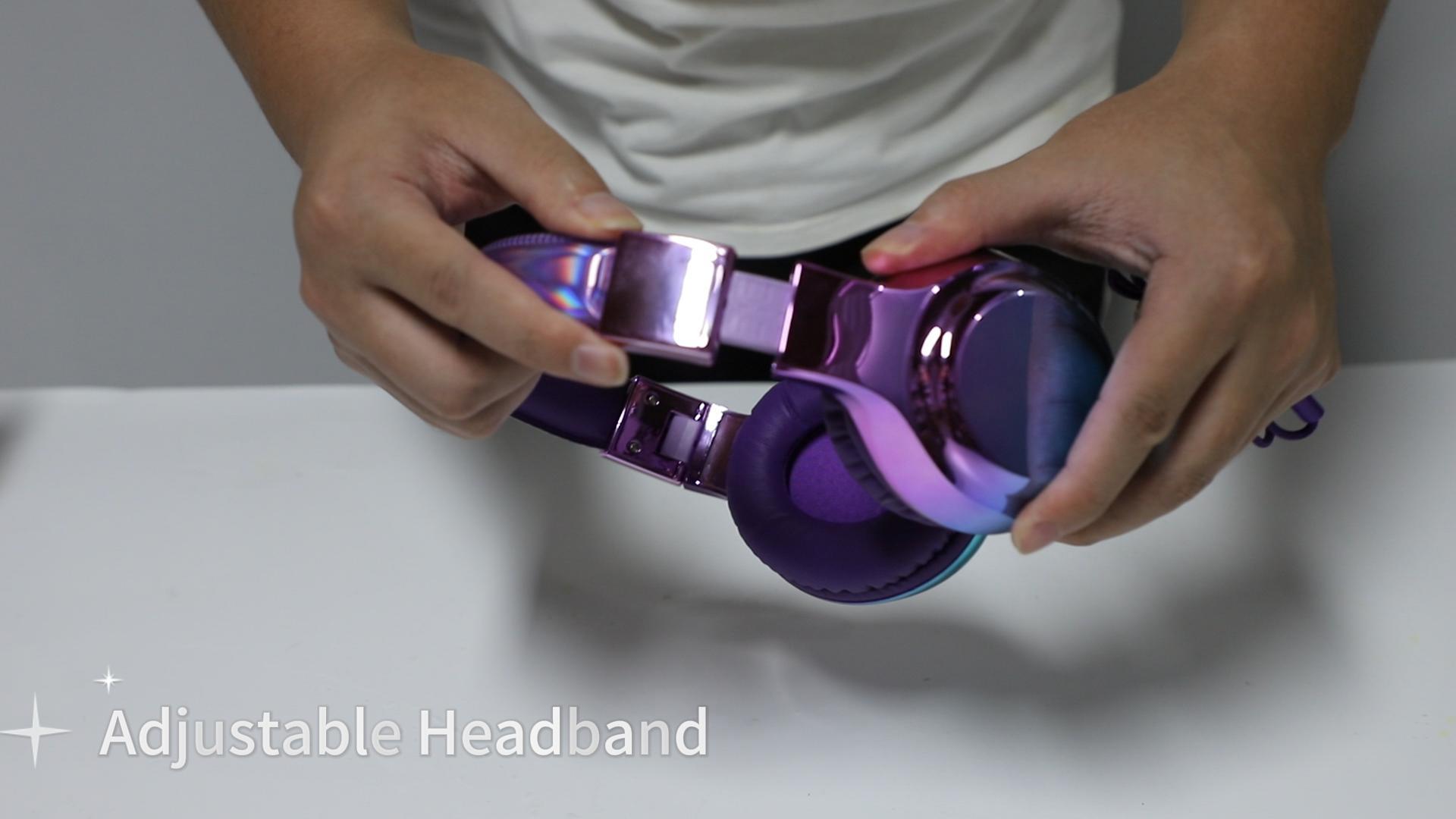 JYPS Kinder Kopfhörer Mit Lautstärkebegrenzung 85/94dB - Faltbar, Kabel, Audio-Sharing Für Schule & Tablet - Ab 3 Jahren