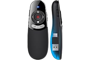2-in-1 USB Type-C Presentation Clicker Wireless Presenter Remote