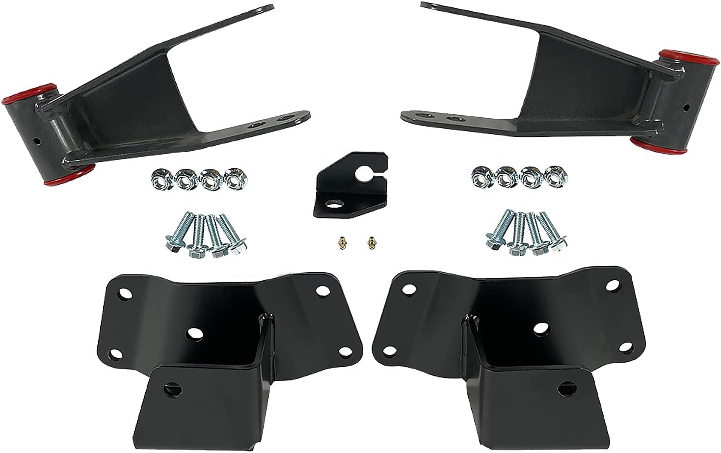 4" Rear Drop Kit W/Shackles & Hangers For 1988-1998 Chevy Silverado/GMC Sierra 1500 C15 K15 Truck