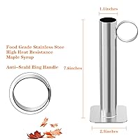 Vista 2 de Kit de taza de prueba de hidrómetro de jarabe de arce, mide el contenido de azúcar en el jarabe, equipo de jarabe de arce de acero inoxidable