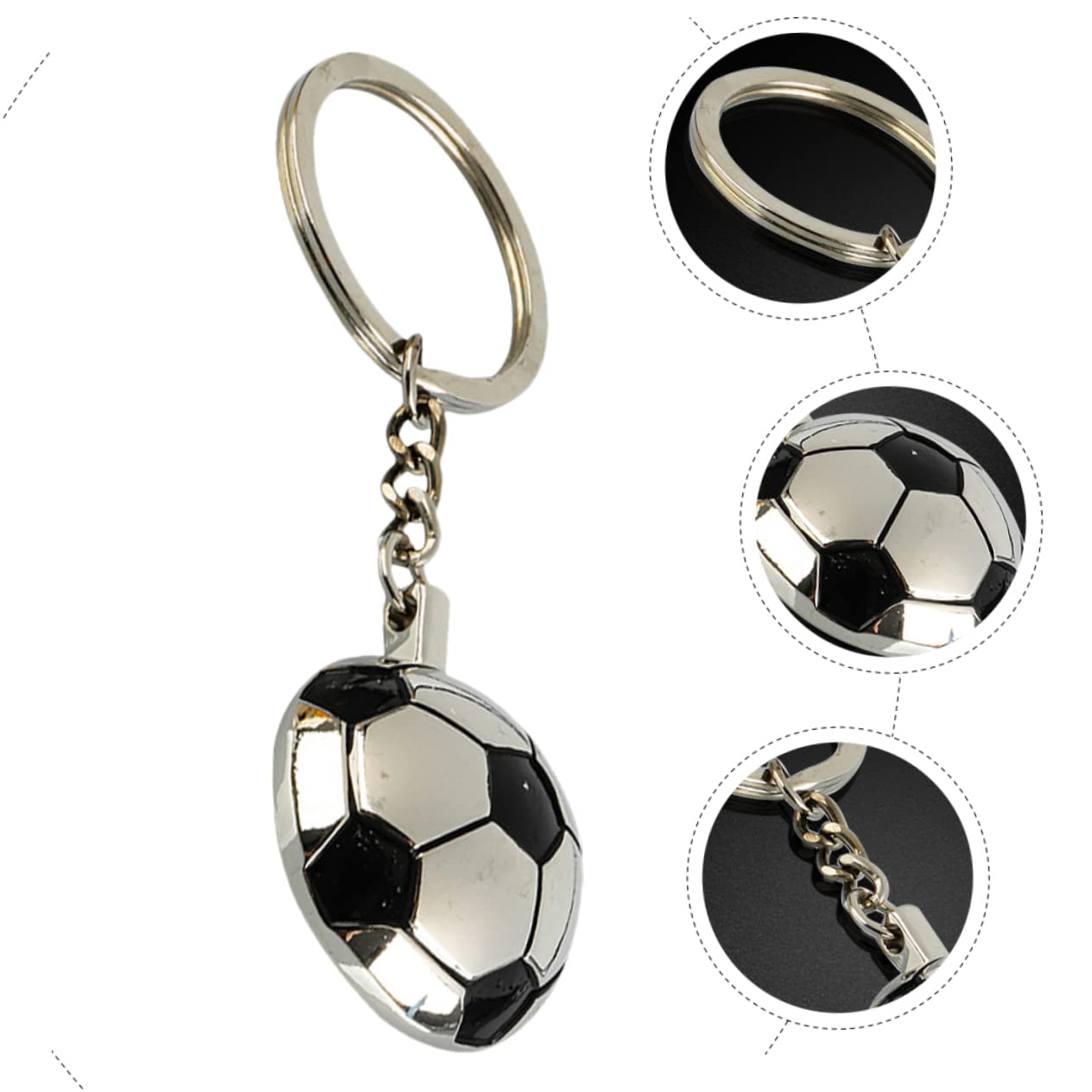 PACKOVE Llavero De Futbol Fútbol Póster Colgante Llaveros Decoraciones Recuerdo De Llavero Deportivo Llaveros Con Tema De Futbol Pequeños Aleación De Zinc