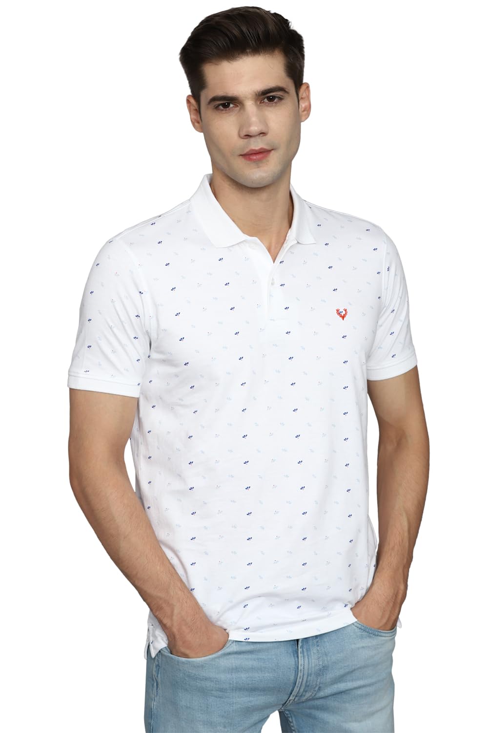 allen solly Men's 100% Cotton Regular Fit T-Shirt-picture-27