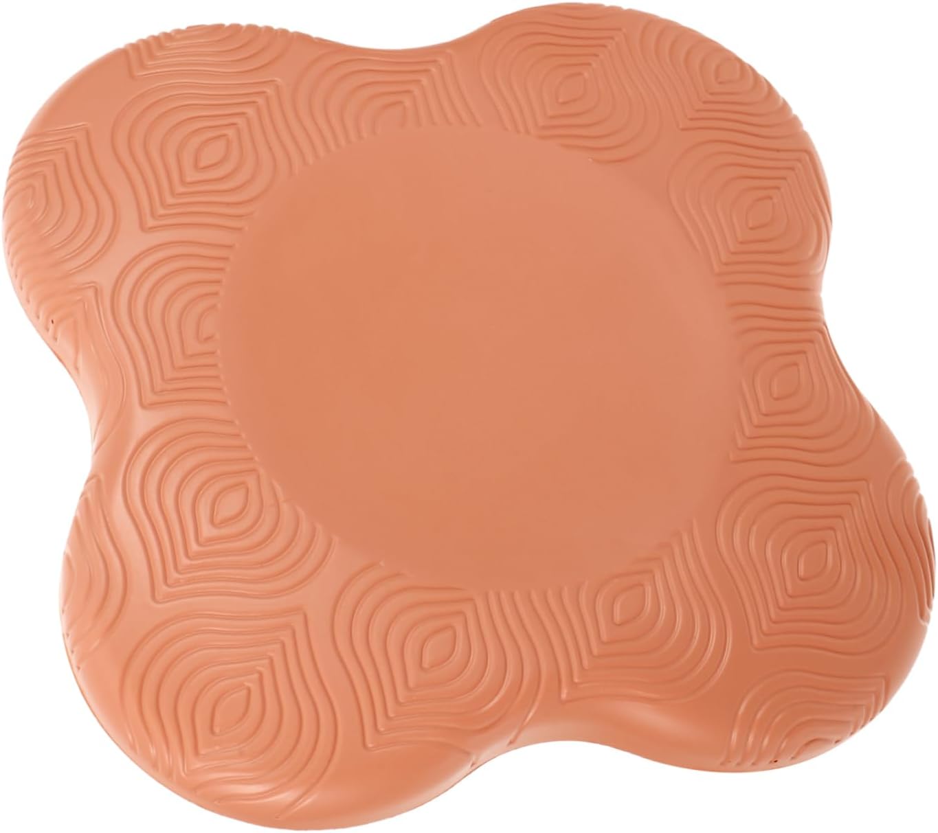 Generic PU Yoga Kneeling Pad Cushion Lightweight Non Absorbent Support Mat for Fitness Exercise and Home Yoga Training Portable Orange for Comfortable Sitting and Kneeling