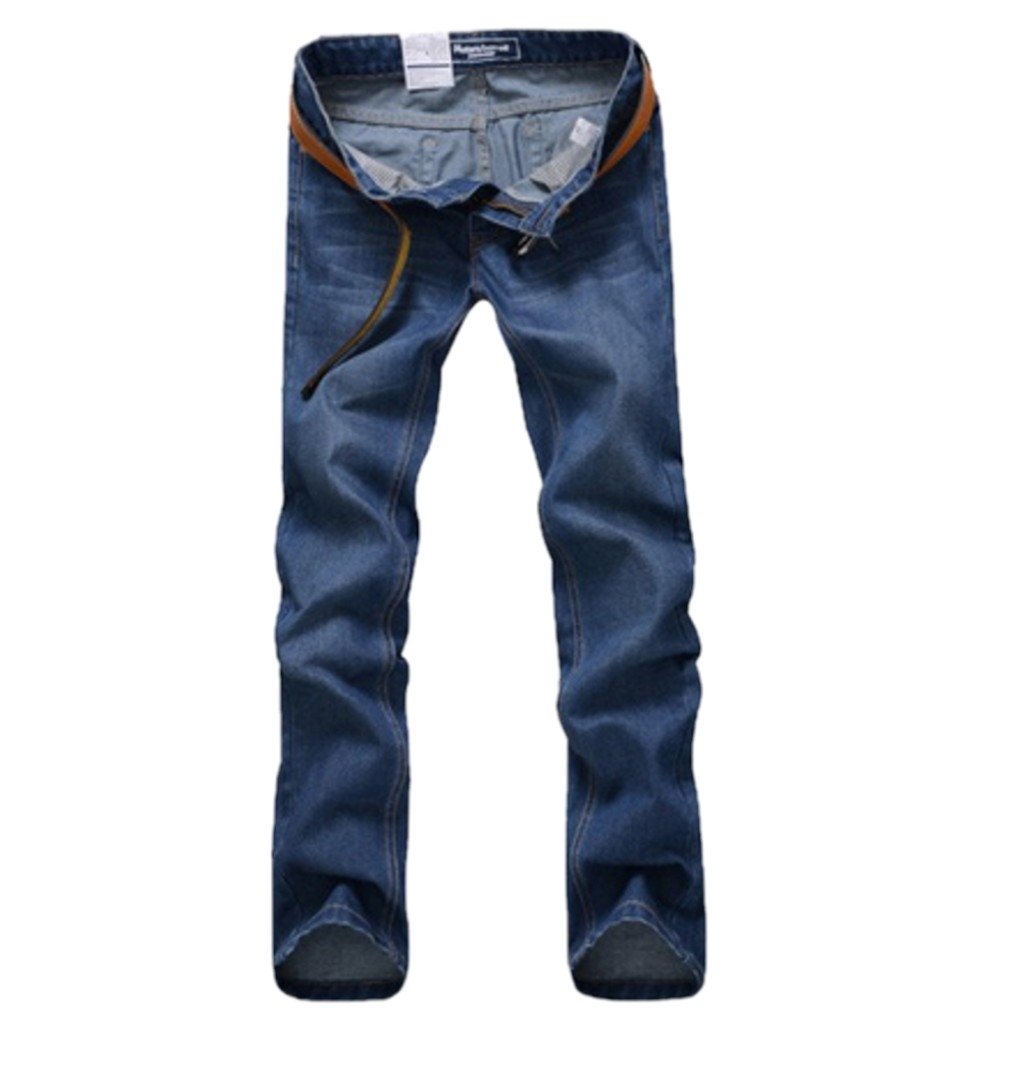 Mens Trendy Clothing Fashion Denim Straight Cut Jeans