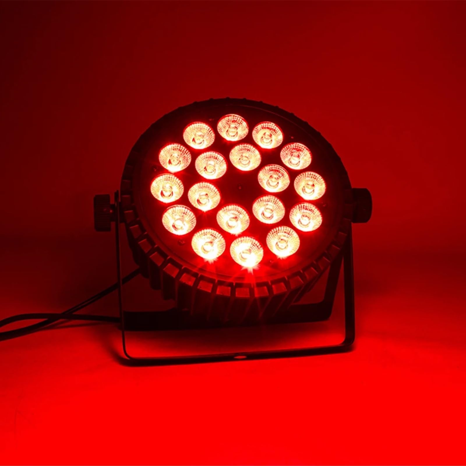 Lámpara de proyector, Foco LED De Aleación De Aluminio, 18 X 12 W, Iluminación LED For Discoteca, Equipo Profesional De DJ For Escenarios, para Fiesta de Baile de cumpleaños de Halloween