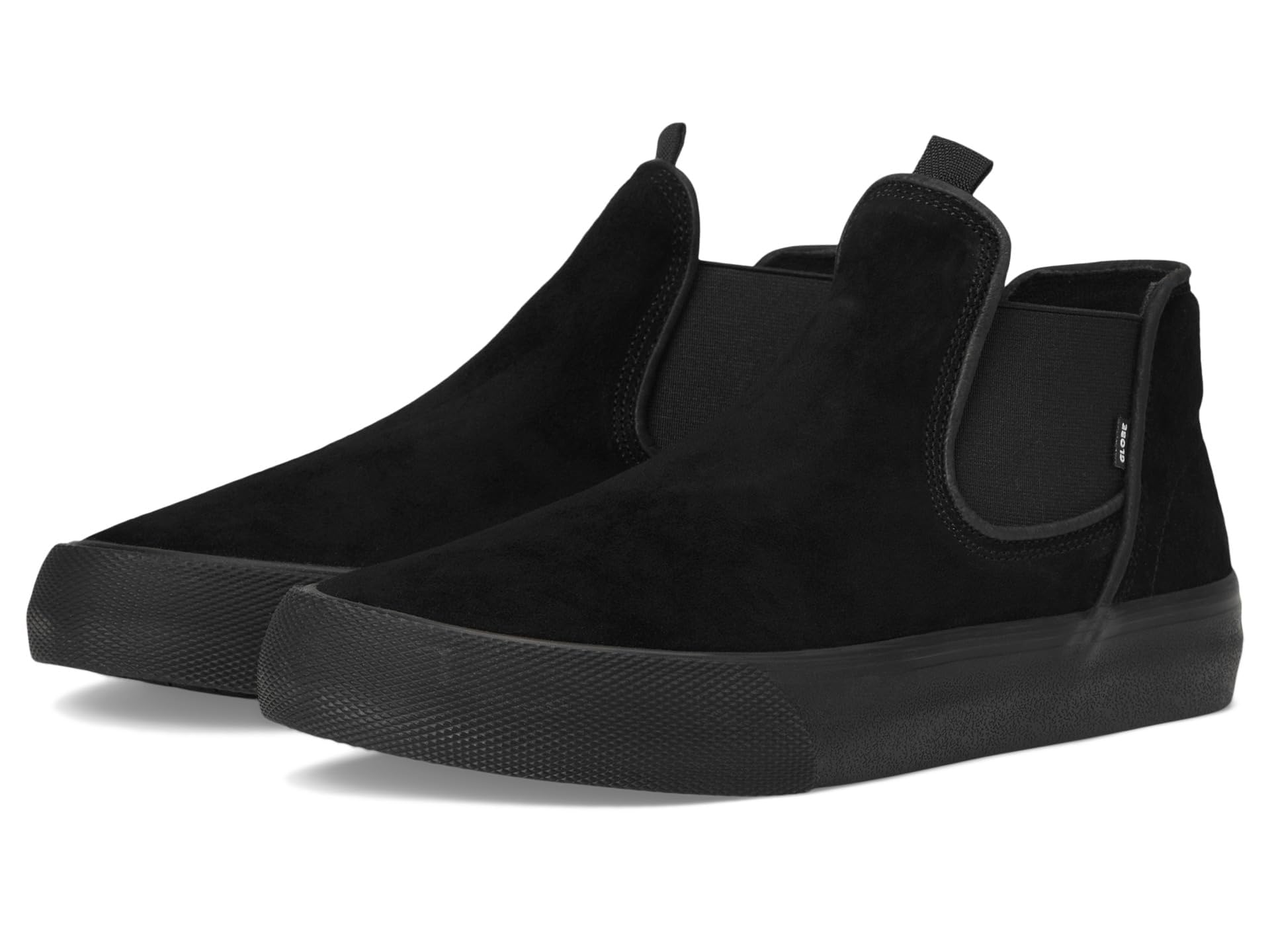 Globe Men's Dover Skate Shoe, Black Suede/Gillette, 13