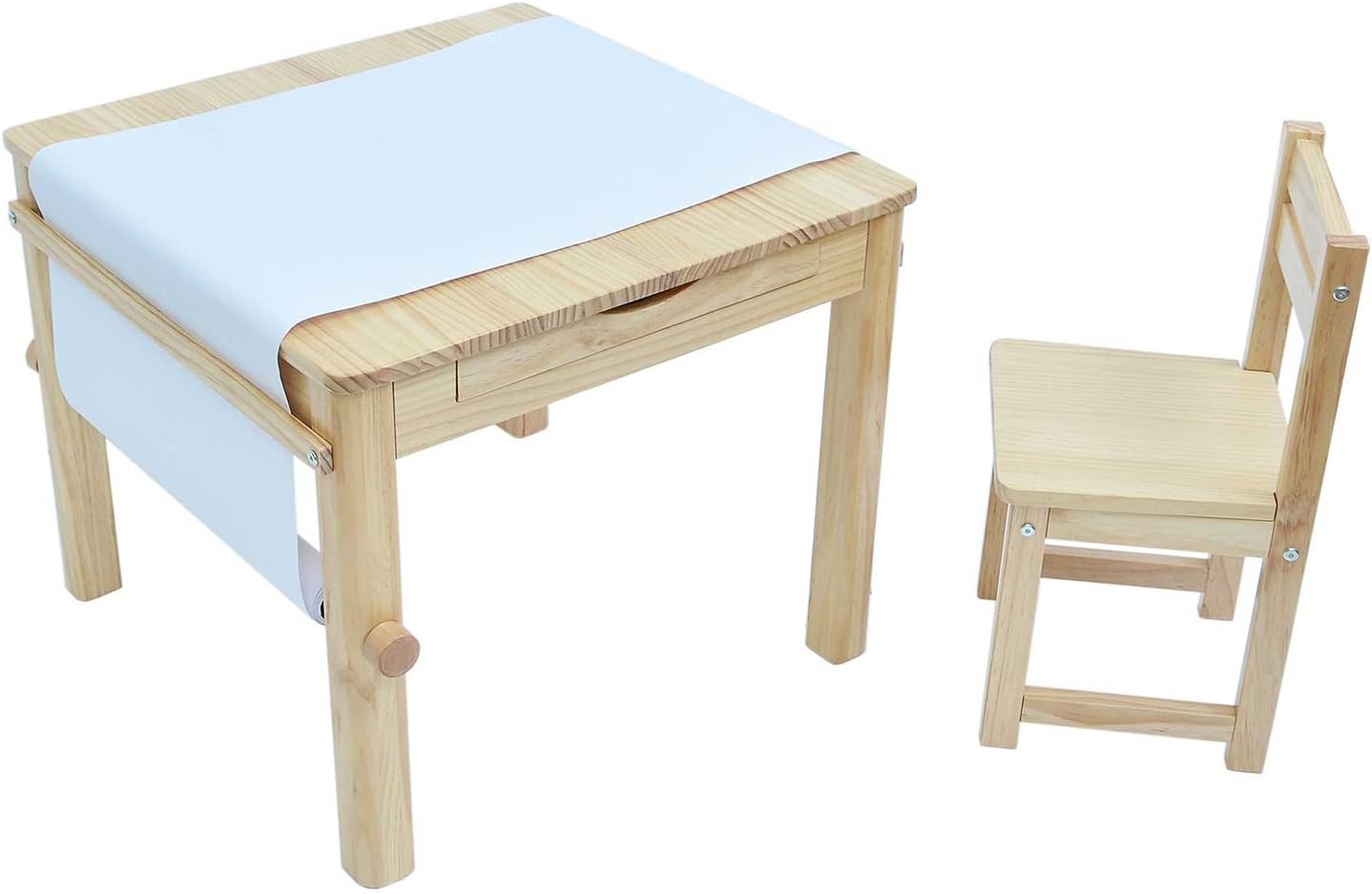 Tikk Tokk TPS01N Natural Boss Envy Art Table and Chair Set