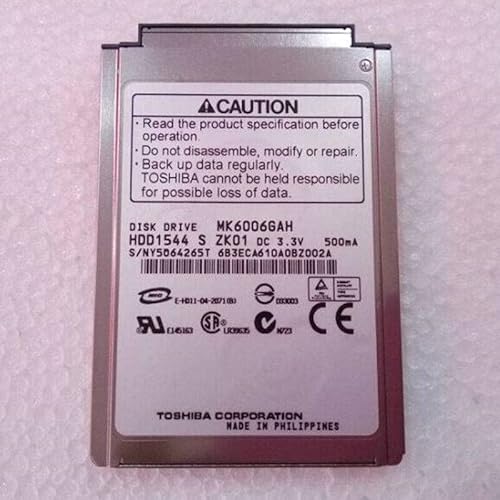 per 1.8 CF 50Pin 2MB 8MM per Disco Interno per Notebook per MK6006GAH 4200 RPM rigido hdd 60 GB