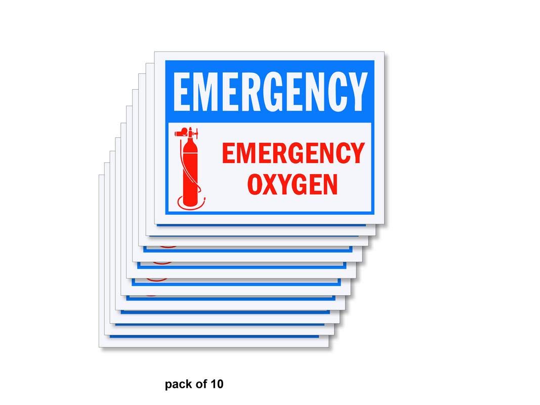 999Store office supplies sunboard Emergency Oxygen sticker signage Sign Board Blue 30X22 Cm (B07GZW7PH3) Amazon Price History, Amazon Price Tracker