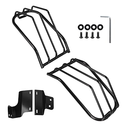 EXCLUZO Car Taillight Cover, Carbon Steel Safe Protection Tail Light Covers Standard Design for Vehicle