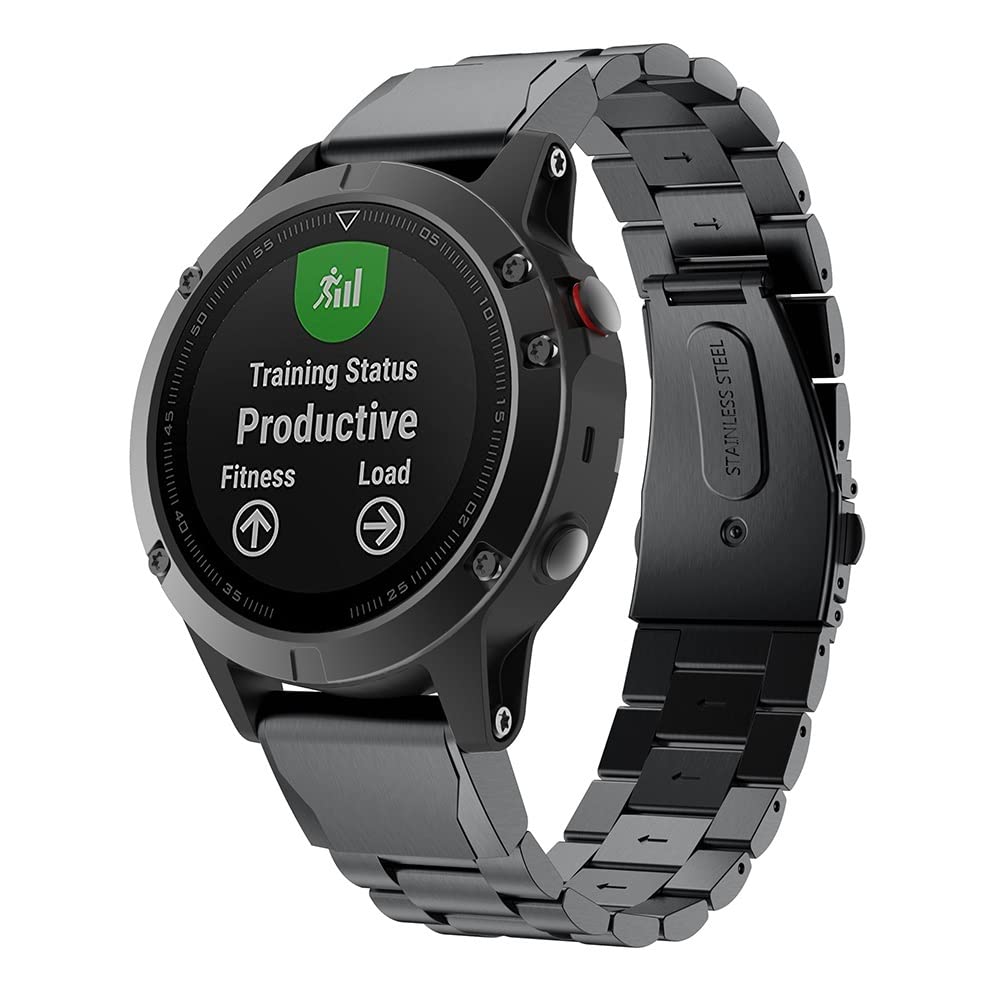 20 22 26 mm pasek ze stali nierdzewnej do zegarka Garmin Fenix 7 7S 7X 6 6X Pro 5 5X Plus 3HR Epix pasek do zegarka QuickFit metalowa bransoletka Correa
