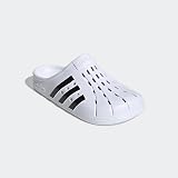 adidas Mixte Adilette Clogs, Cloud White/Core Black/Cloud White, 37 EU - 6